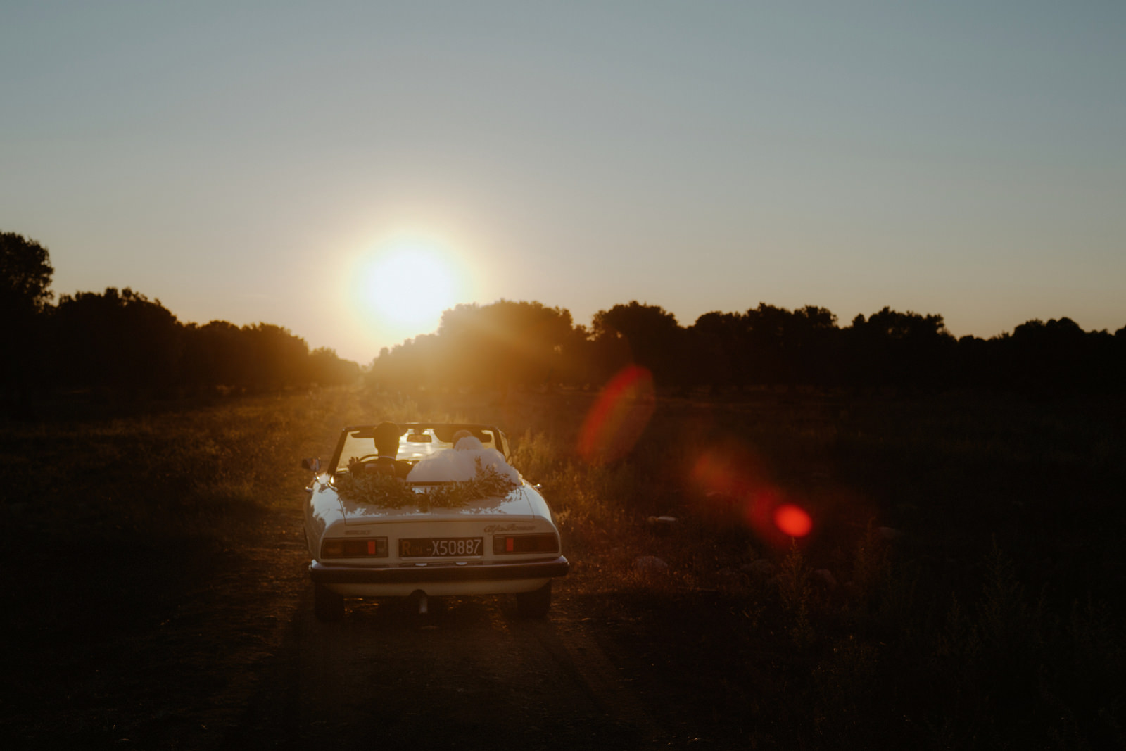 wedding vintage car