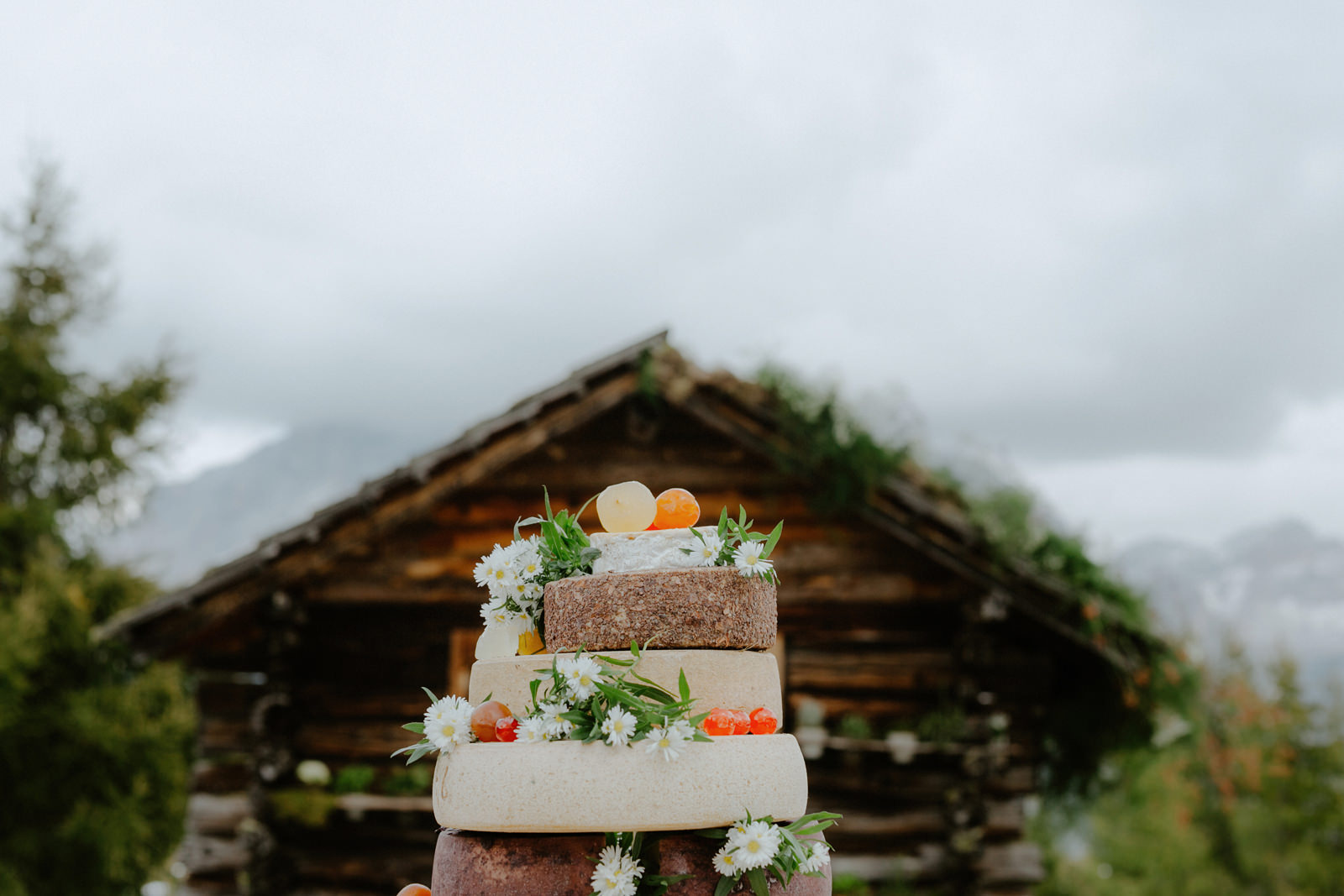 Cheese wedding cake