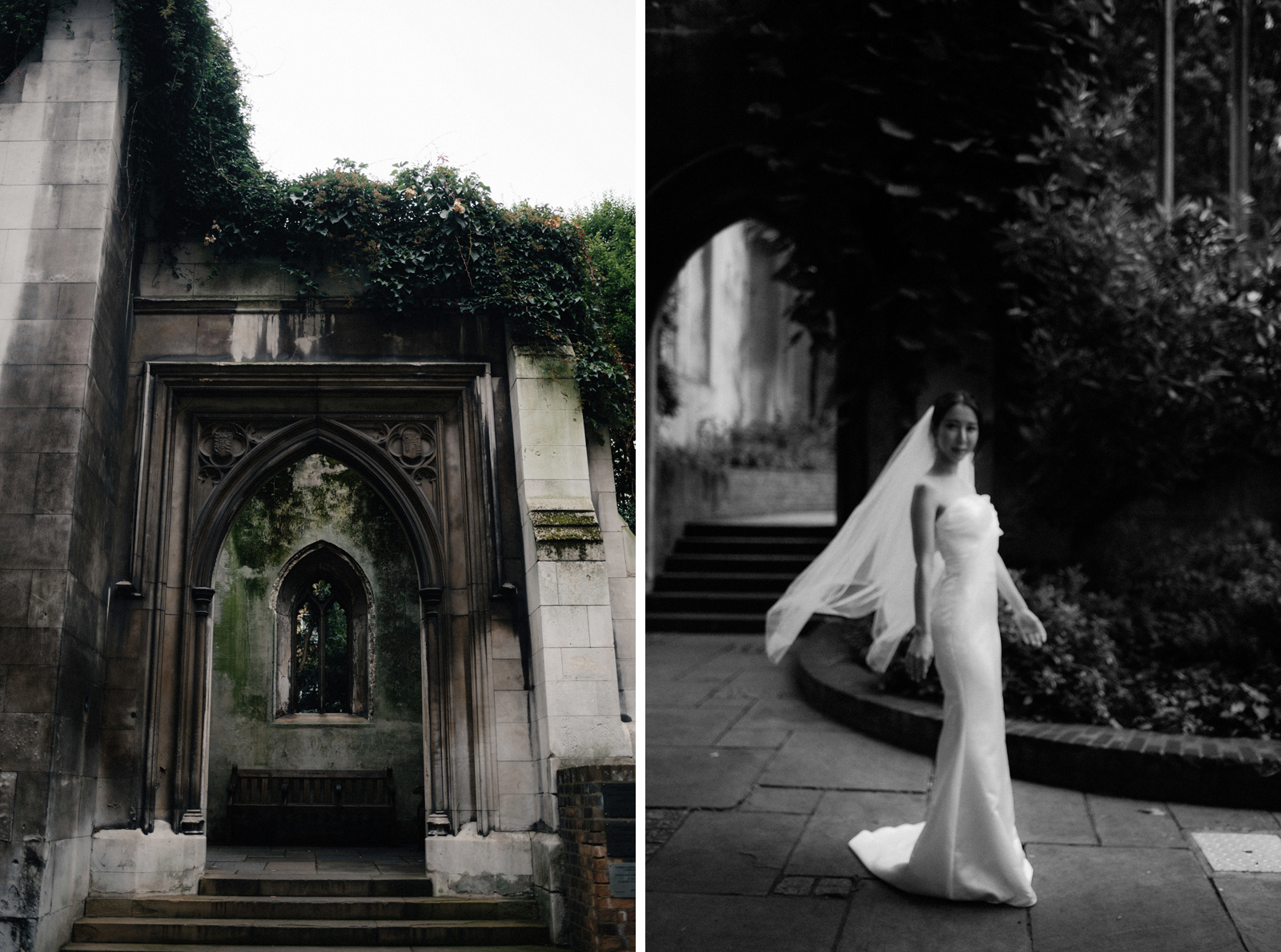 bride at St. Dunstan in the East